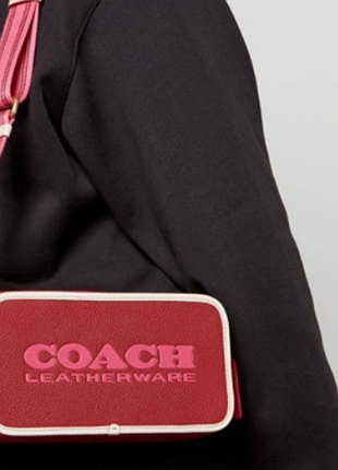 Сумка coach,колеру бордо
