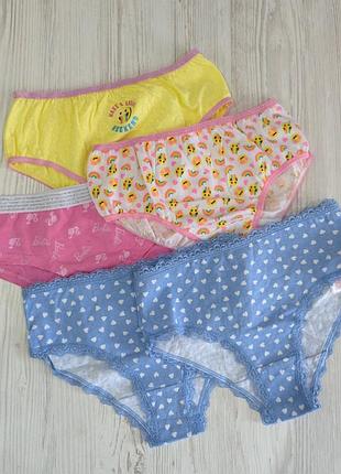Хлопковые трусики слипы на девочку primark