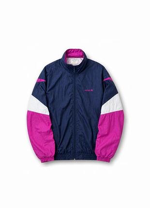 Вінтажна adidas originals windbreaker 90s, вітровка, oversize m-l
