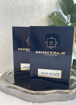 Оригінальний пробнік аромату soleil de capri від montale, 2 мл