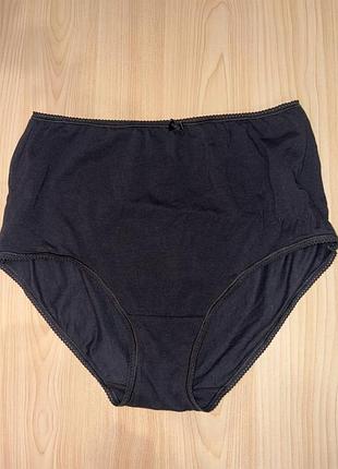 Хлопковые трусы с высокой посадкой marks&amp;spencer uk 16 eur44