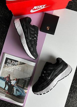 Жіночі кросівки nike p-6000 w black grey white