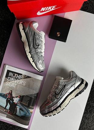 Жіночі кросівки nike p-6000 w silver beige