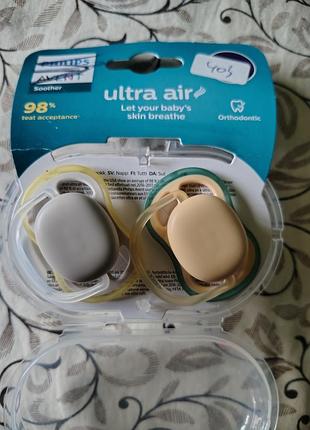 Philips avent ultra air
пустушки 2шт 0-6м