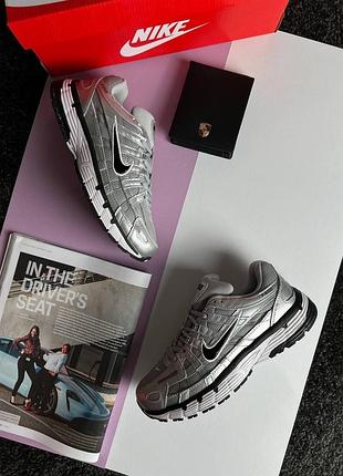 Жіночі кросівки nike p-6000 w silver black