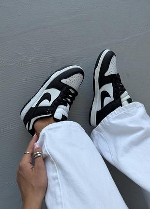 Nike sb dunk low white black 2