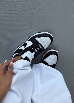 Nike sb dunk low white black 4