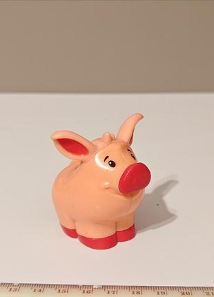 Fisher price little people pink pig replacement caring animals tractor playset