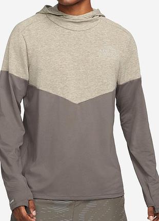 Мужская беговая кофта худи с шерстью мериноса nike run division therma-fit running division hoodie - xl
