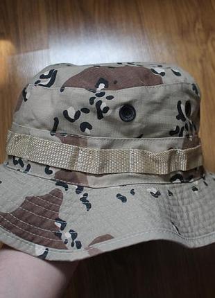 Панама унисекс тактическая boonie hat desert 6-color (chocolate chip)