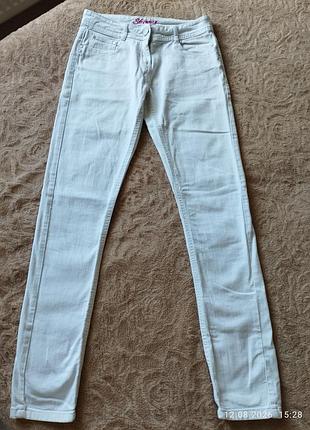 Джинсы skinny белые