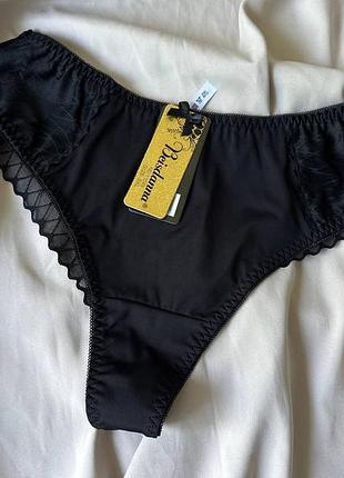 Женские трусики-стринги beisdanna из кружева, большие размеры 3xl–5xl 5xl, черный