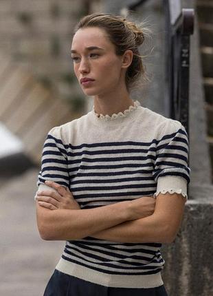 Светр на короткий рукав з додаванням вовни zara