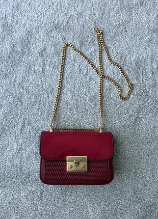 Charles & keith сумочка кросс боди на плечо камера бег