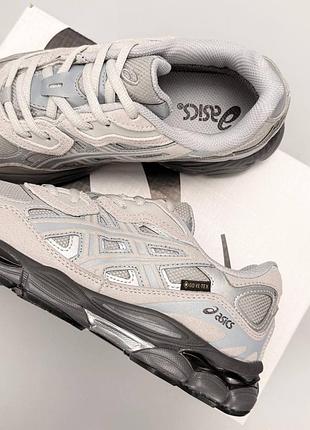Asics gel-nyc w gtx light grey metallic
