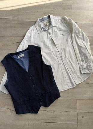 Сорочка + жилет h&m 146-152см