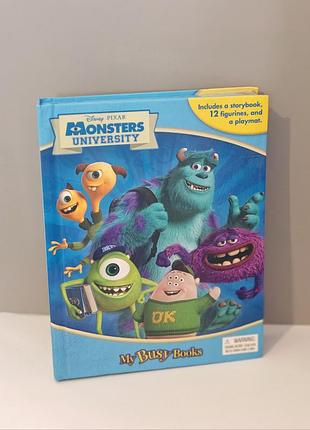 Книга disney/pixar monsters university my busy book от издательства phidal publishing