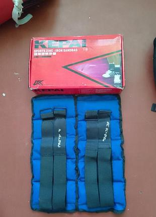Kepai sport zinc-iron sandbag 3+3 кг спортивний обтяжувальний мішок 6кг