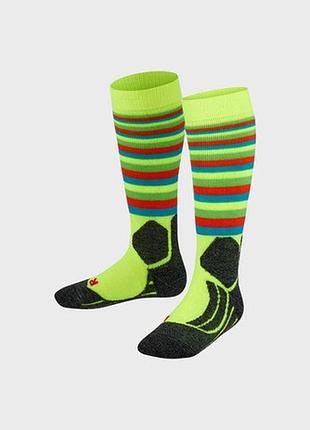 300 грн 
гірськолижні мериносові шкарпетки (гольфи) falke sk2 stripe kids.
розмір 35-38