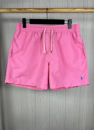 Polo ralph lauren pink/blue красиві акцентні шорти оригінал розмір xl