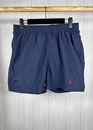 Polo ralph lauren navy/red красиві шорти для пляжу , басейну плавання