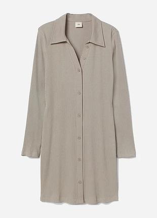 Сукня жіноча h&m сукня-кардиган в рубчик м