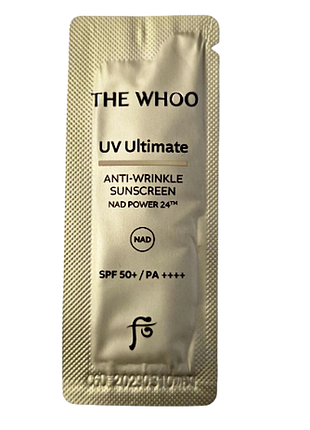 The history of whoo ultimate anti wrinkle sunscreen nad power 24™ сонцезахисный крем