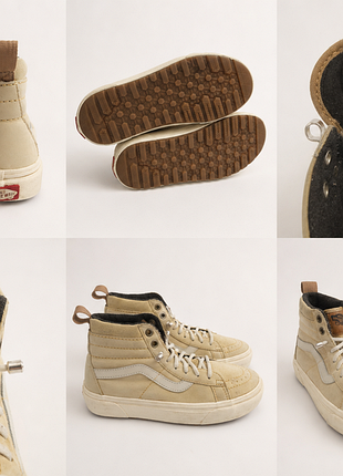 Оригинальные высокие кеды vans sk8-hi mte, утепленные. размер ориентовочно 36, стелька 22.5 см