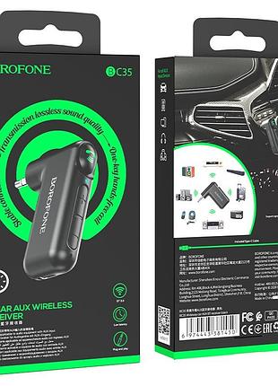 Bluetooth авто borofone bc35 (mini jack 3.5 мм, 150 mah) btv5.0 8год в режимі розмов