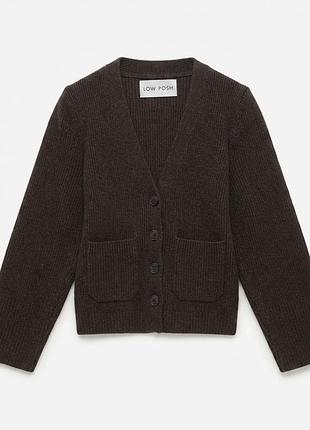Вовняний кардиган low posh