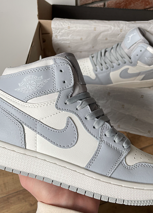 Кроссовки мужские, кроссовки женские, 1в1 люкс качество, кожа, nike air jordan 1 blue, juice-0518v
