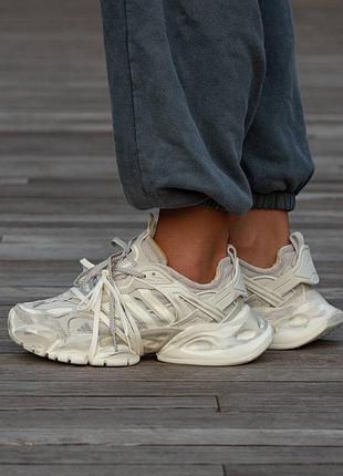 Кросівки чоловічі, кросівки жіночі, 1в1 люкс якість, шкіра, adidas vento xlg deluxe sail grey, inter-2271