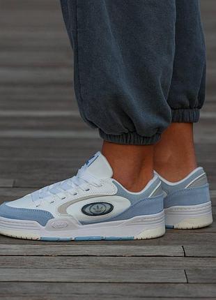 Кроссовки мужские, кроссовки женские, 1в1 люкс качество, кожа, adidas adi2000 white blue, inter-2326