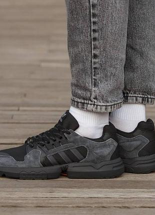 Кросівки чоловічі, кросівки жіночі, 1в1 люкс якість, шкіра, adidas zx torsion, inter-2980