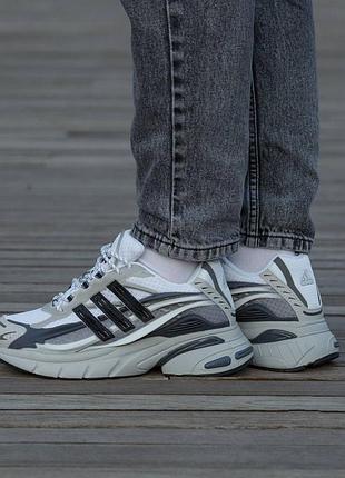 Кросівки чоловічі, кросівки жіночі, 1в1 люкс якість, шкіра, adidas pharrell x adistar "jellyfish silver black", inter-2659