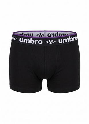 Боксеры для мужчины хлопковые трусы черного цвета umbro xl