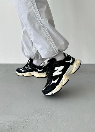 Кросівки жіночі new balance 9060 black/white