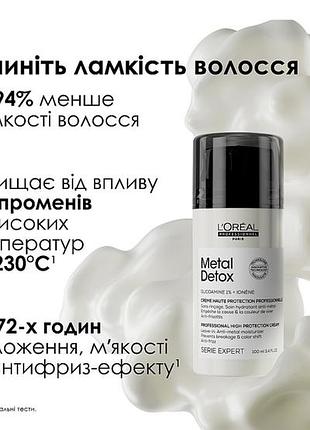 Професійний крем-догляд loreal metal detox