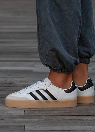Кроссовки мужские, кроссовки женские, 1в1 люкс качество, кожа, adidas samba plat, inter-2268