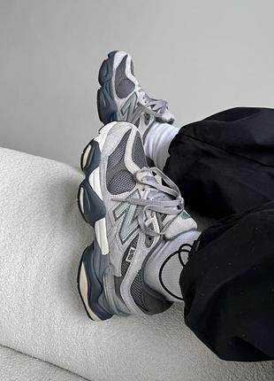 Кроссовки женские new balance 9060 dark grey