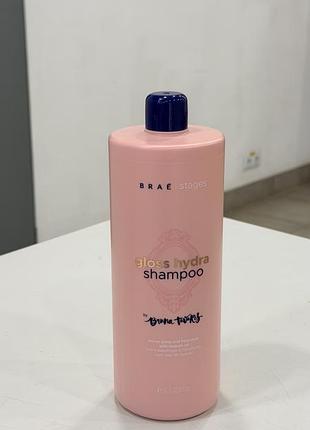 Brae stages gloss hydra shampoo – шампунь для зволоження та блиску волосся, 250 мл