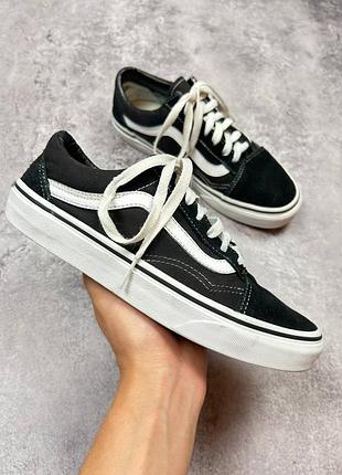 Венс олд скул 38 24 см vans old skool black чорні