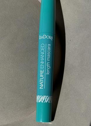 Туш для вій 💎 isadora nature enhanced length mascara, 10 black