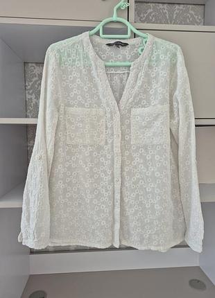 Блуза женская коттоновая базовая laura ashley
