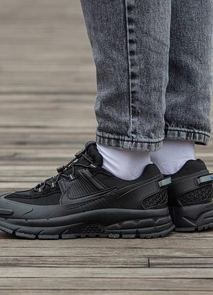 Кроссовки мужские, кроссовки женские, 1в1 люкс качество, кожа, nike zoom vomero roam black, inter-2118