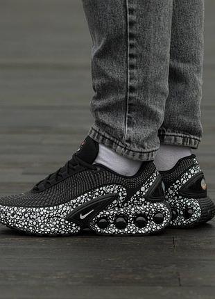 Кросівки чоловічі, кросівки жіночі, 1в1 люкс якість, шкіра, nike air max dn safari black white, inter-2523