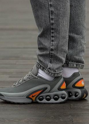Кроссовки мужские, кроссовки женские, 1в1 люкс качество, кожа, nike air max dn particle grey black, inter-2524