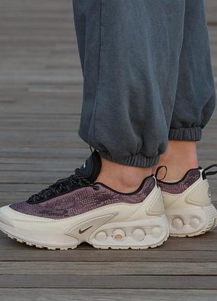 Кроссовки мужские, кроссовки женские, 1в1 люкс качество, кожа, nike air max dn sp smokey mauve, inter-2494