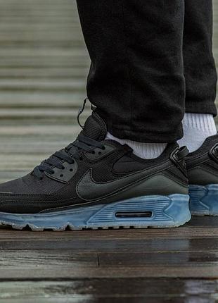 Кроссовки мужские, кроссовки женские, 1в1 люкс качество, кожа, nike air max 90 x terrascape, inter-1282