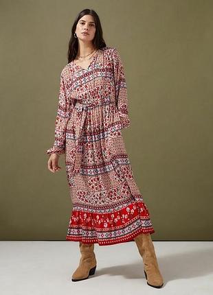 Вискозное макси платье per una m&amp;s